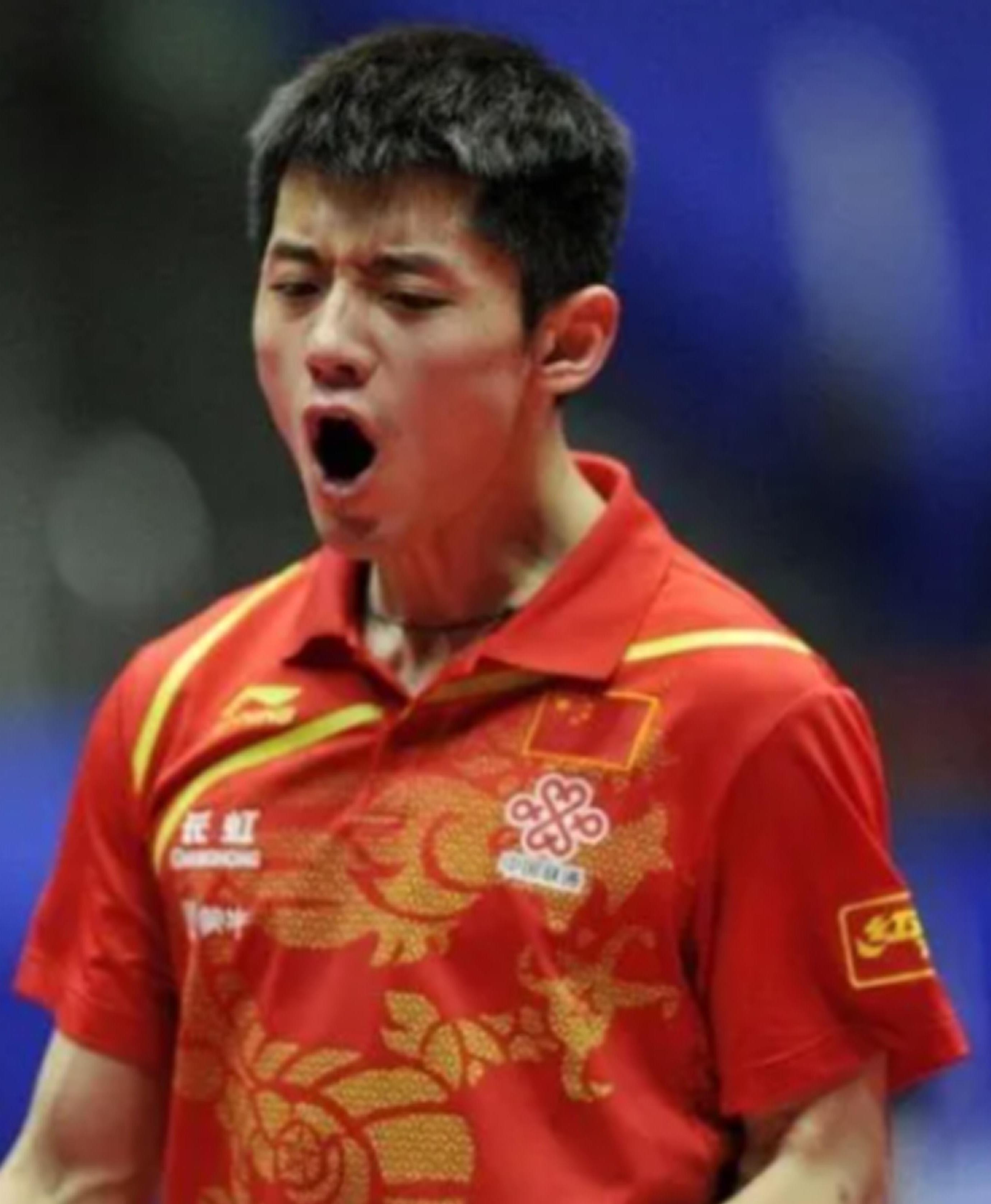 英国乒乓球队绝杀德国乒乓球队，张继科高光表现